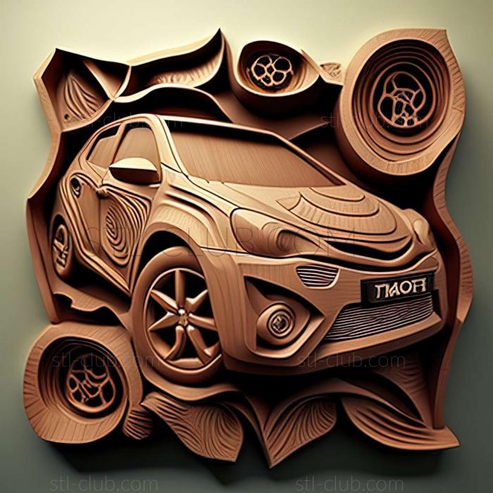 3D модель Toyota Ractis (STL)
